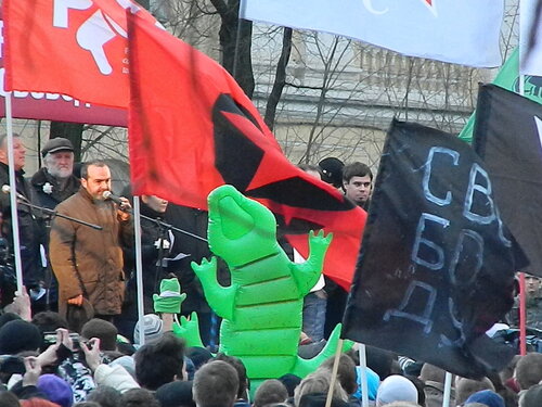 Заполнена народом. Протесты Санкт Петербург 2011. Митинг Санкт Петербург 10.12.2011.